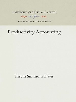 cover image of Productivity Accounting